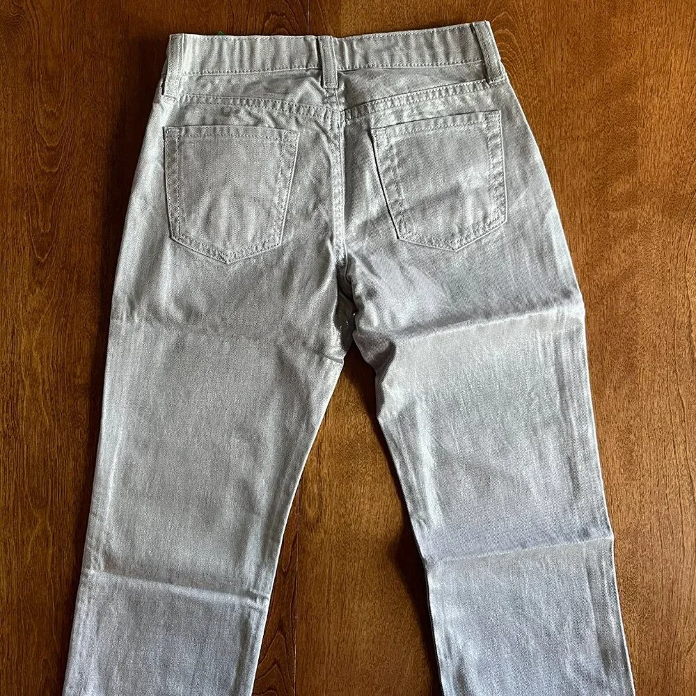 Gap silver jeans 10 NWT